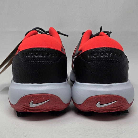 Nike Air Zoom Victory Pro 3 Men Sz 10.5 Leather Golf Shoes Black Red DV6800-005 main image 7